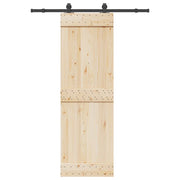 Kit di Binari per Porte Scorrevoli 152,5 cm Acciaio Nero 4009718