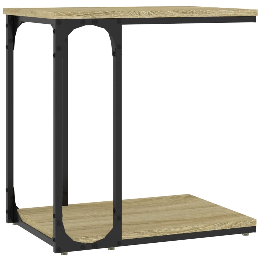 Tavolino-Tavolino da soggiorno-Tavolo Rovere Sonoma 50x35x52 cm in Legno Multistrato