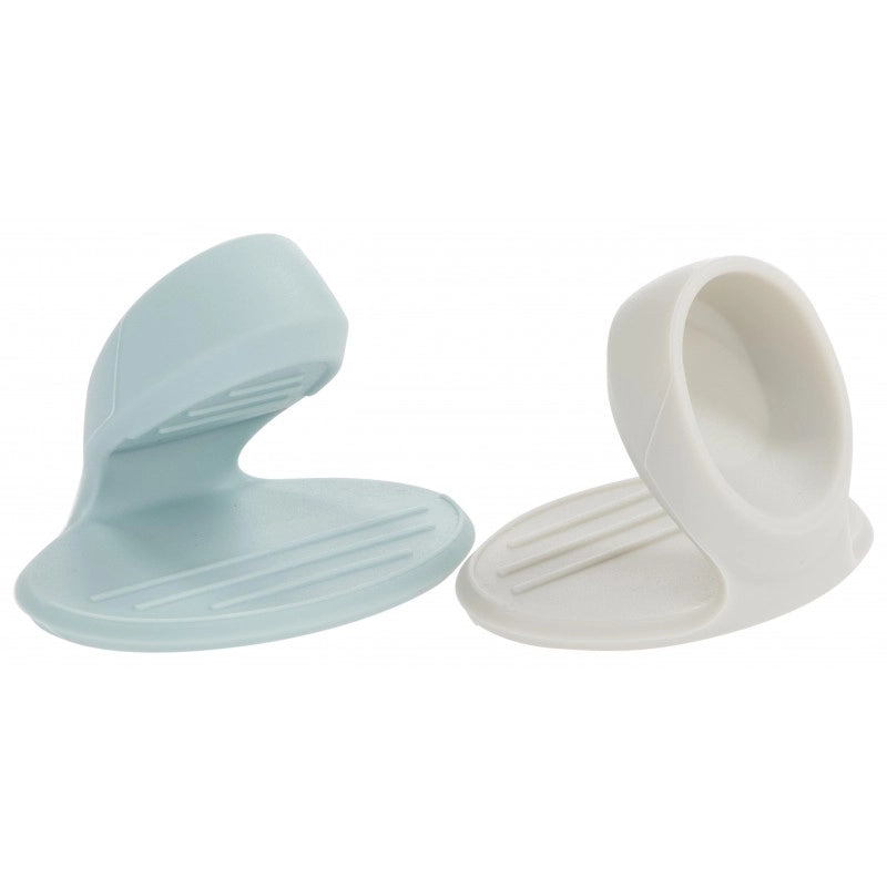 Mini presina in silicone azzurra/grigia