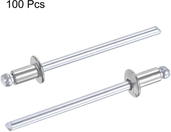 100 pezzi di viti a coda di rondine in acciaio inossidabile 3,2 mm x 6 mm per connessioni metalliche