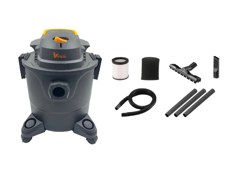 Aspirapolvere aspirasolidi liquidi 40020 Vinco 12L 1300W PVC filtro HEPA