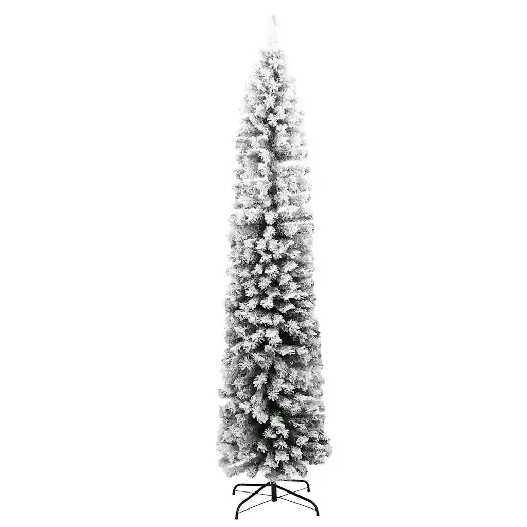 Albero di Natale Artificiale con Neve Fioccata Verde 180 cm PVC 320954