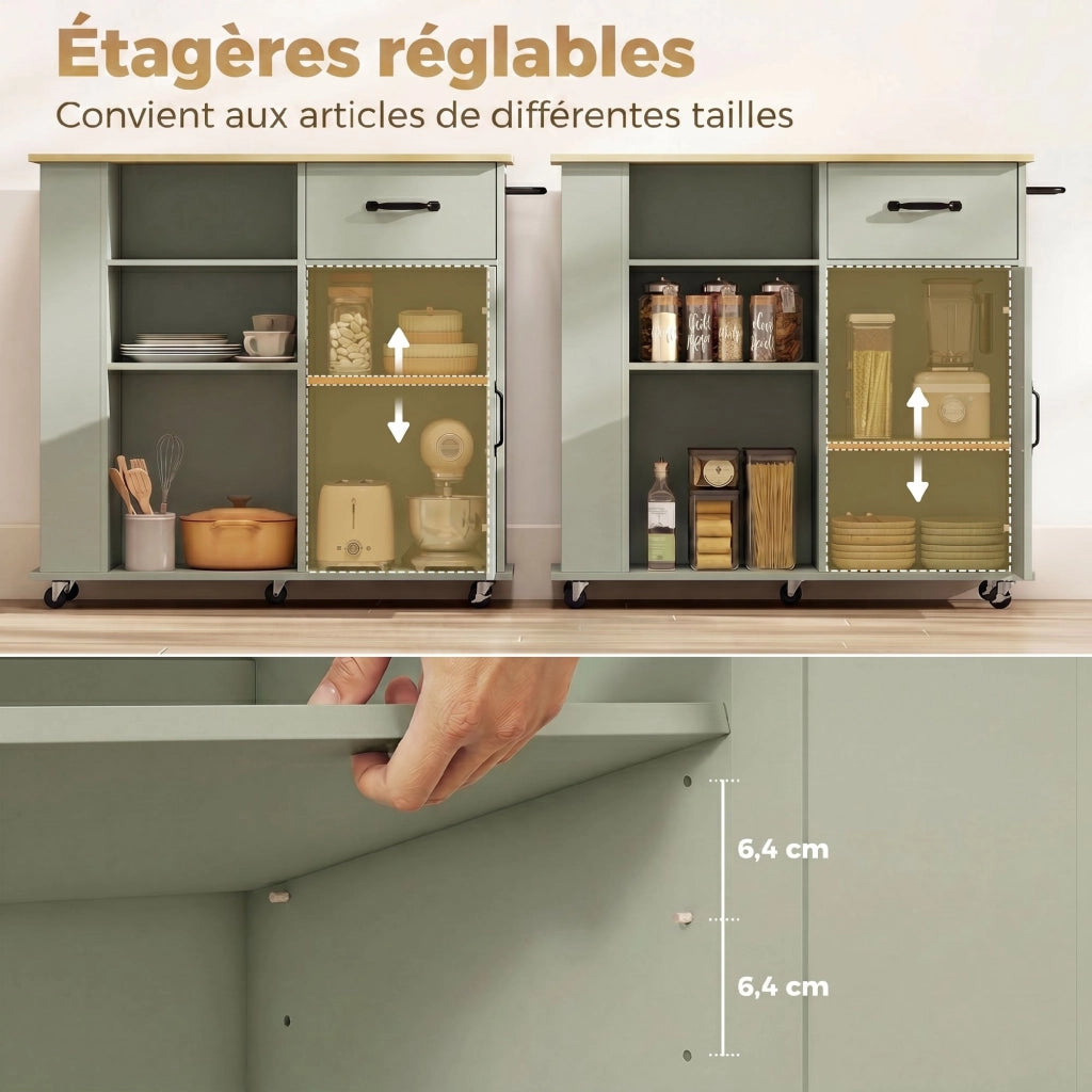 Carrello da cucina ¨C Minimal ¨C verde