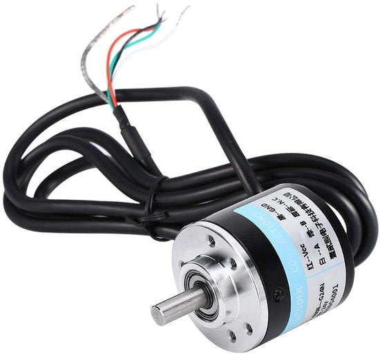 Encoder Roterante Incrementale - 600 Impulsi per Rotazione - Precisazione e Affidabilità - 6 mm Asse - Per Controllo Inteligente - Adatto per Applicazioni Varie