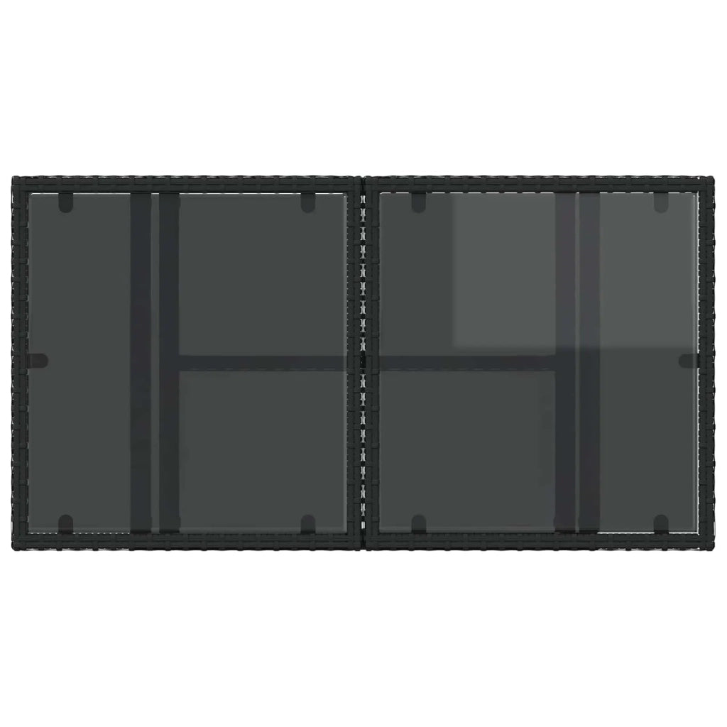 Set da pranzo per esterni 3 pcs polyrattan 3422404