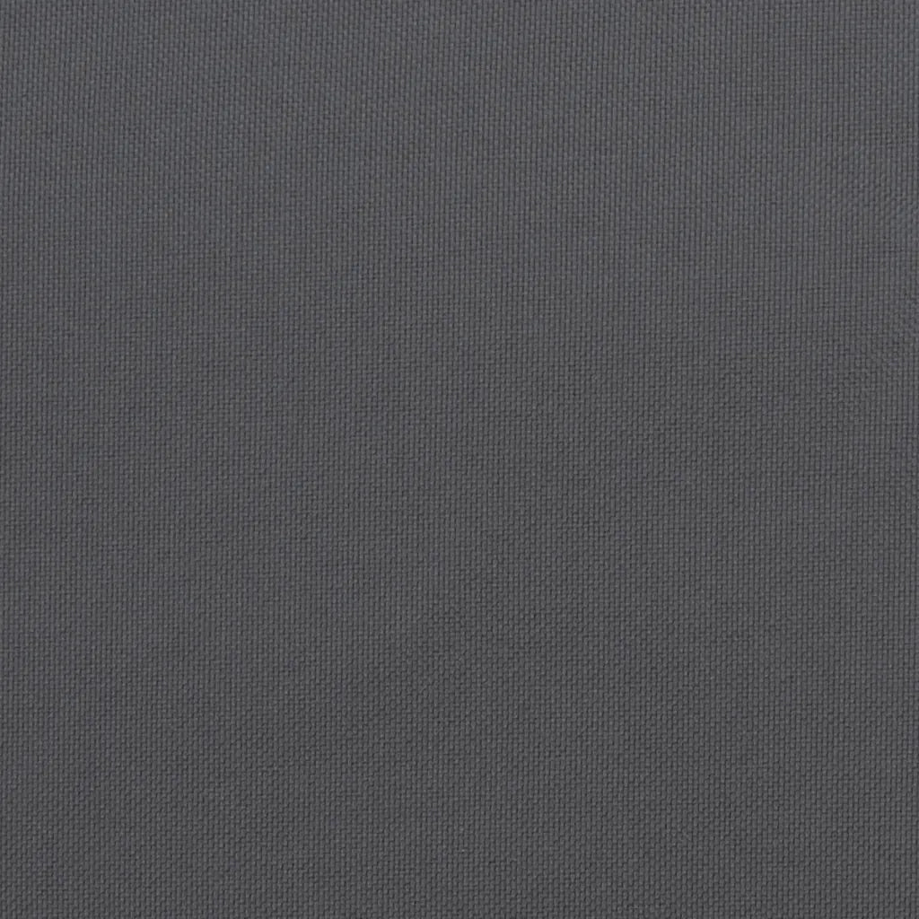 Cuscini Panca Giardino 2 pz-Set di 2 Cuscini per panchina da esterno Antracite 120x50x7 cm Tessuto Oxford