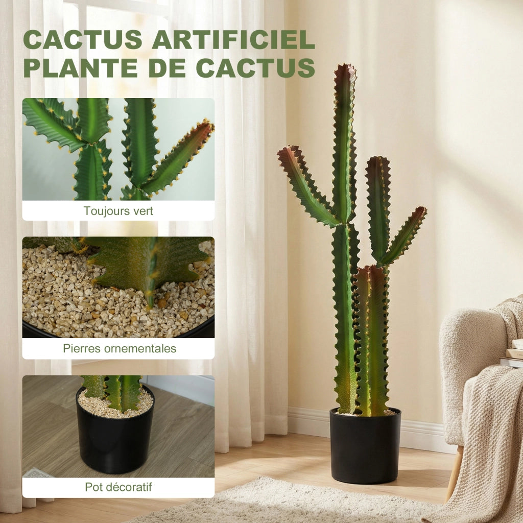 Albero Cactus Artificiale ¨C Minimal ¨C Verde 111 cm
