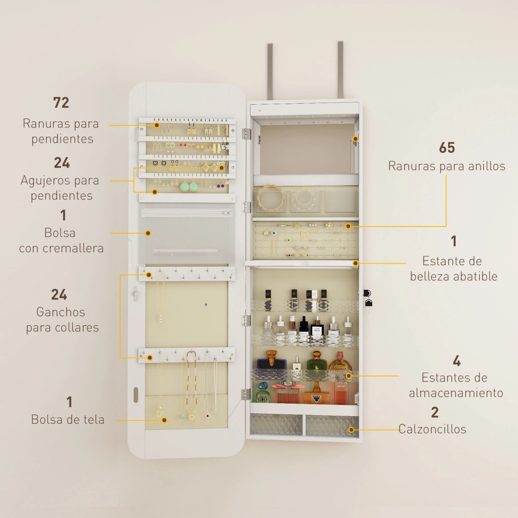 Armadio con Specchio e Cassetti ¨C Minimal ¨C Bianco