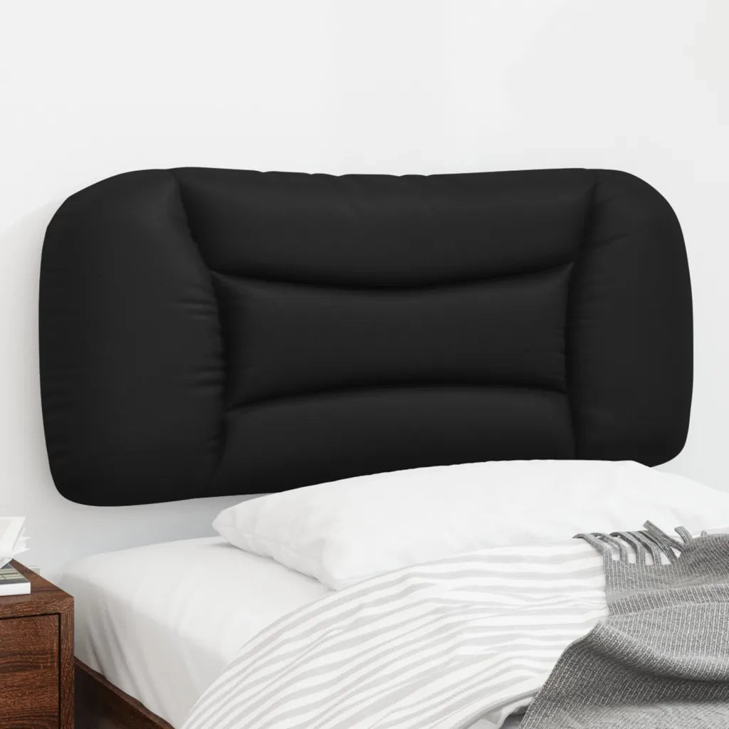 Cuscino Testiera Hvar Nero 90 cm in Similpelle 374544