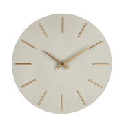 Orologio parete Timeline tortora ø40 cm