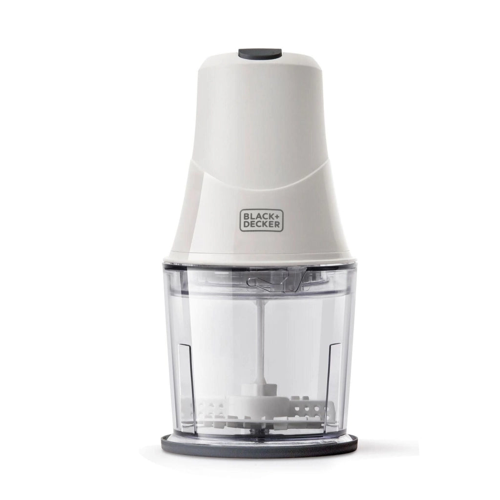 Black and Decker BXCH260E Tritatutto 260W 0.5 L 2 Velocita' Lame Acciaio Inox Lavabile in Lavastoviglie colore Bianco