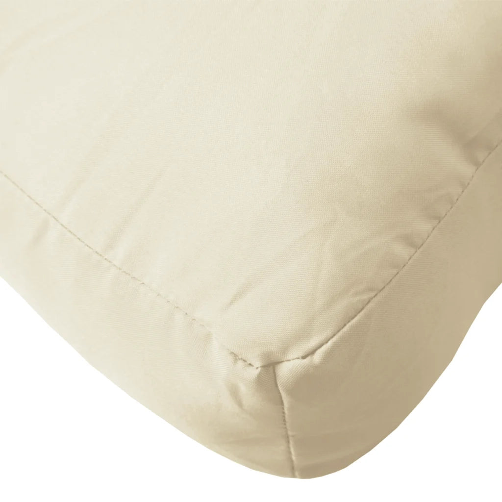 Cuscini per Pallet 2 pz Crema in Tessuto 360823