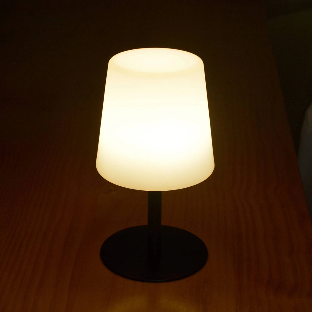 Lampada da tavolo a led per interni/esterni 16cm, nero