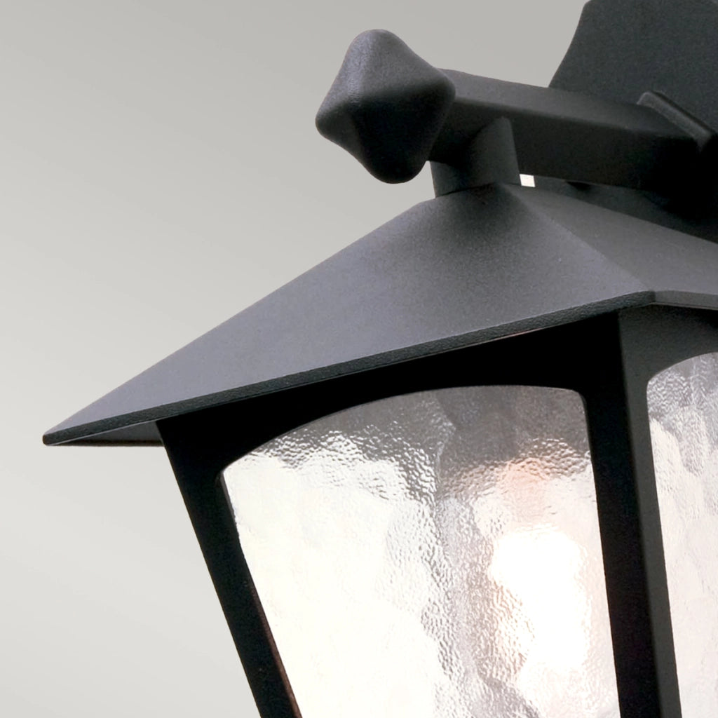 Applique esterna York 1 luce E27 nero Elstead BL2-BLACK