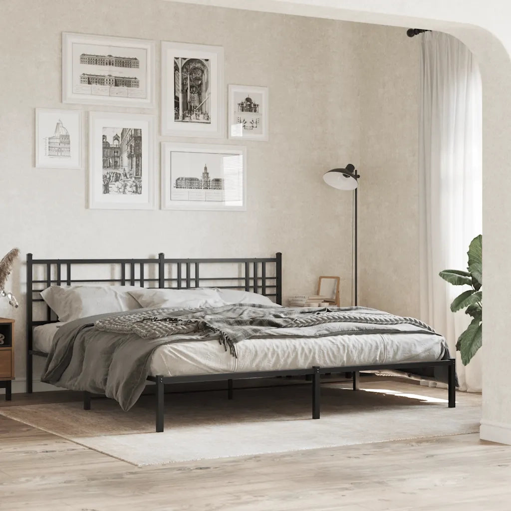 Testiera di Ricambio in Metallo Nero 193 cm 376361