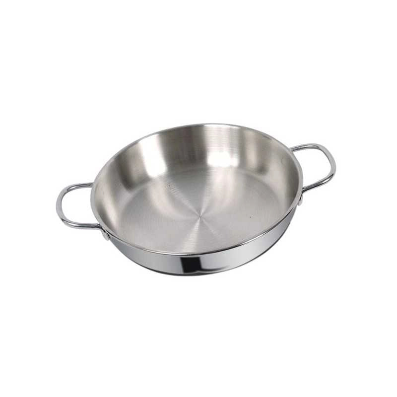 Tegame Inox 2 Manici cm 18 Dune Metalsomma