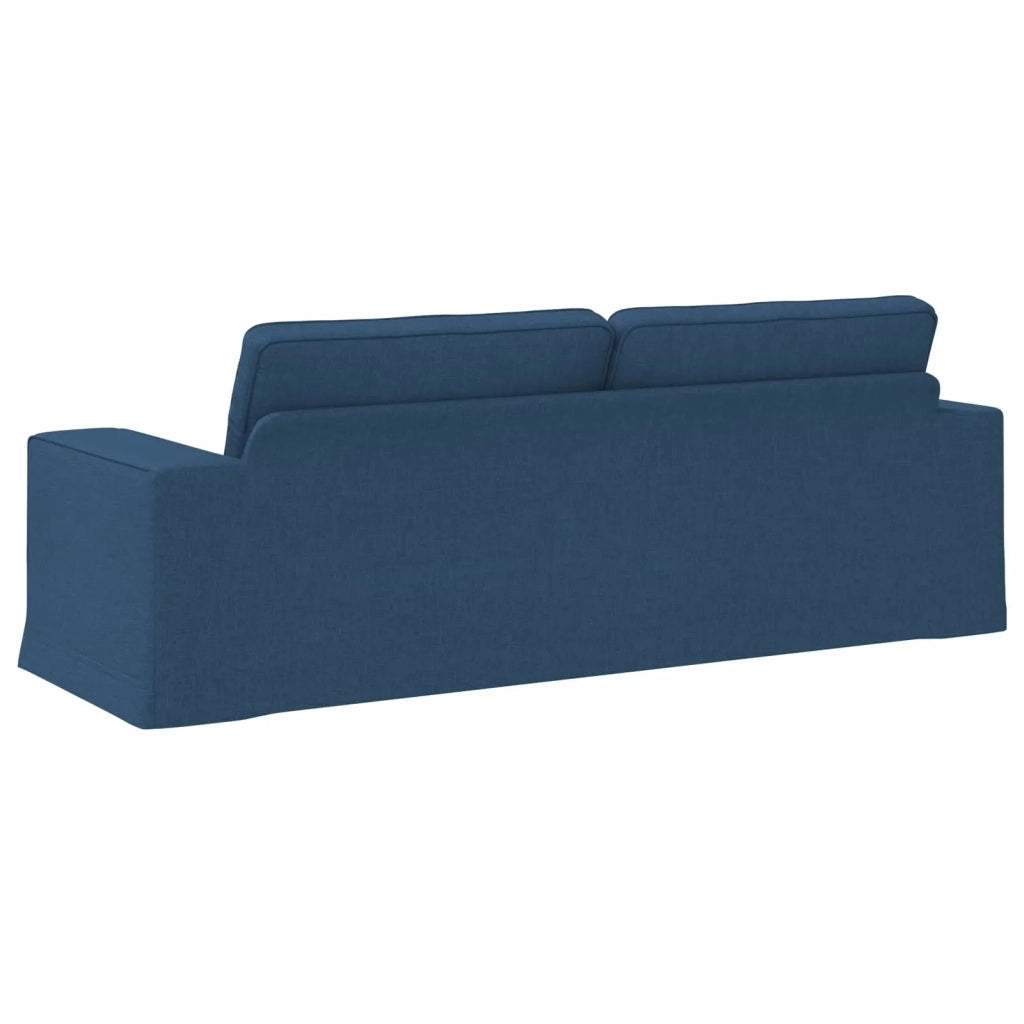 Divano Blu 222 x 80 x 82 cm Tessuto