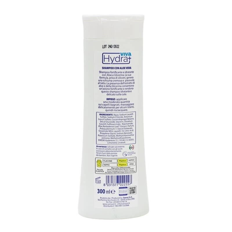 HYDRA VIVA+ SHAMPOO IN FORMATO DA 300 ML ALOE VERA