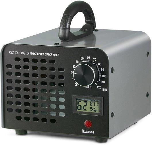 Ozongeneratore, 36000 mg/h, deodorizzante, macchina con timer 0-120 min. per uso domestico, ufficio, purificazione dell'aria