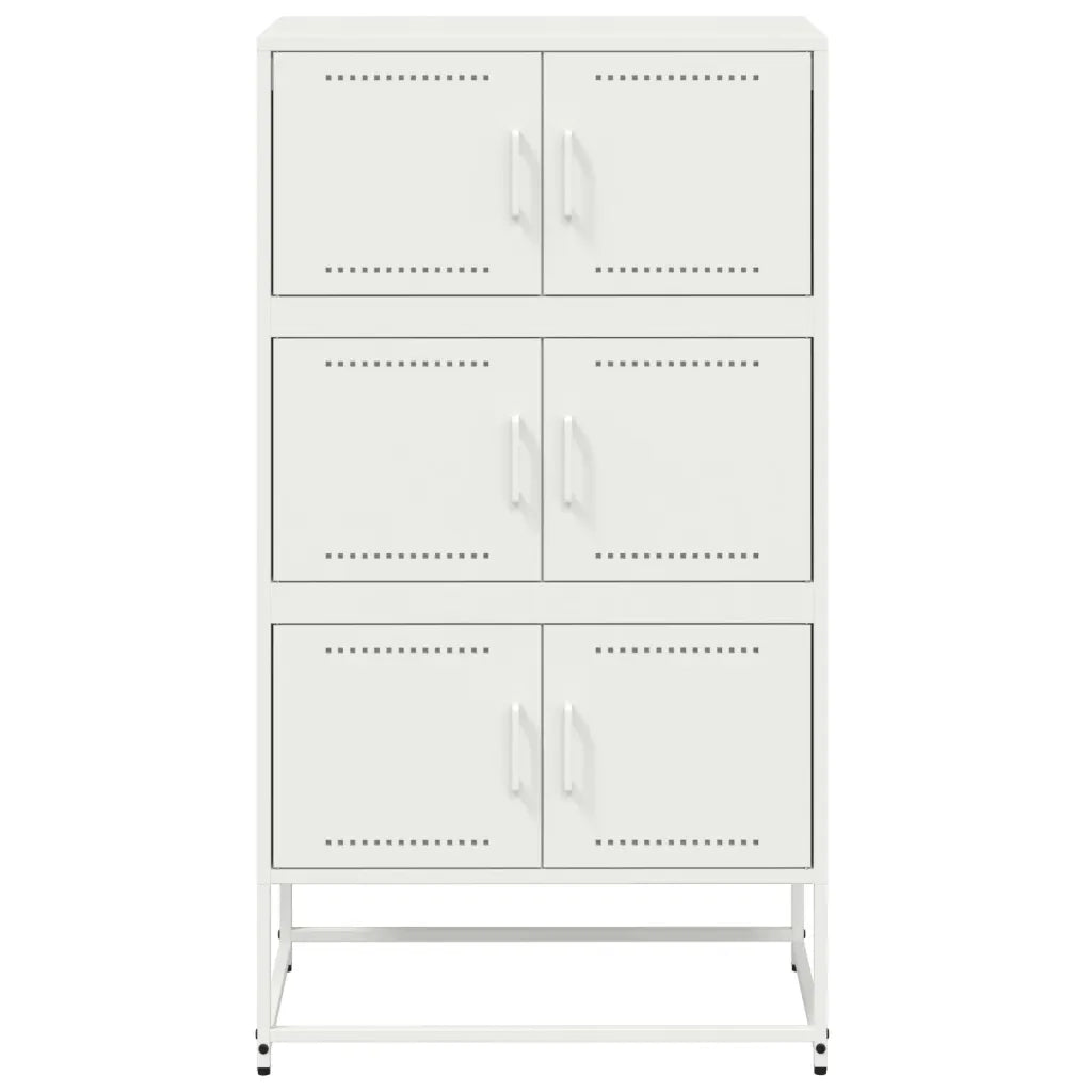 Credenza | Madia | Buffet da pranzo | Armadio da pranzo Bianca 68,5x38,5x123,5 in Acciaio