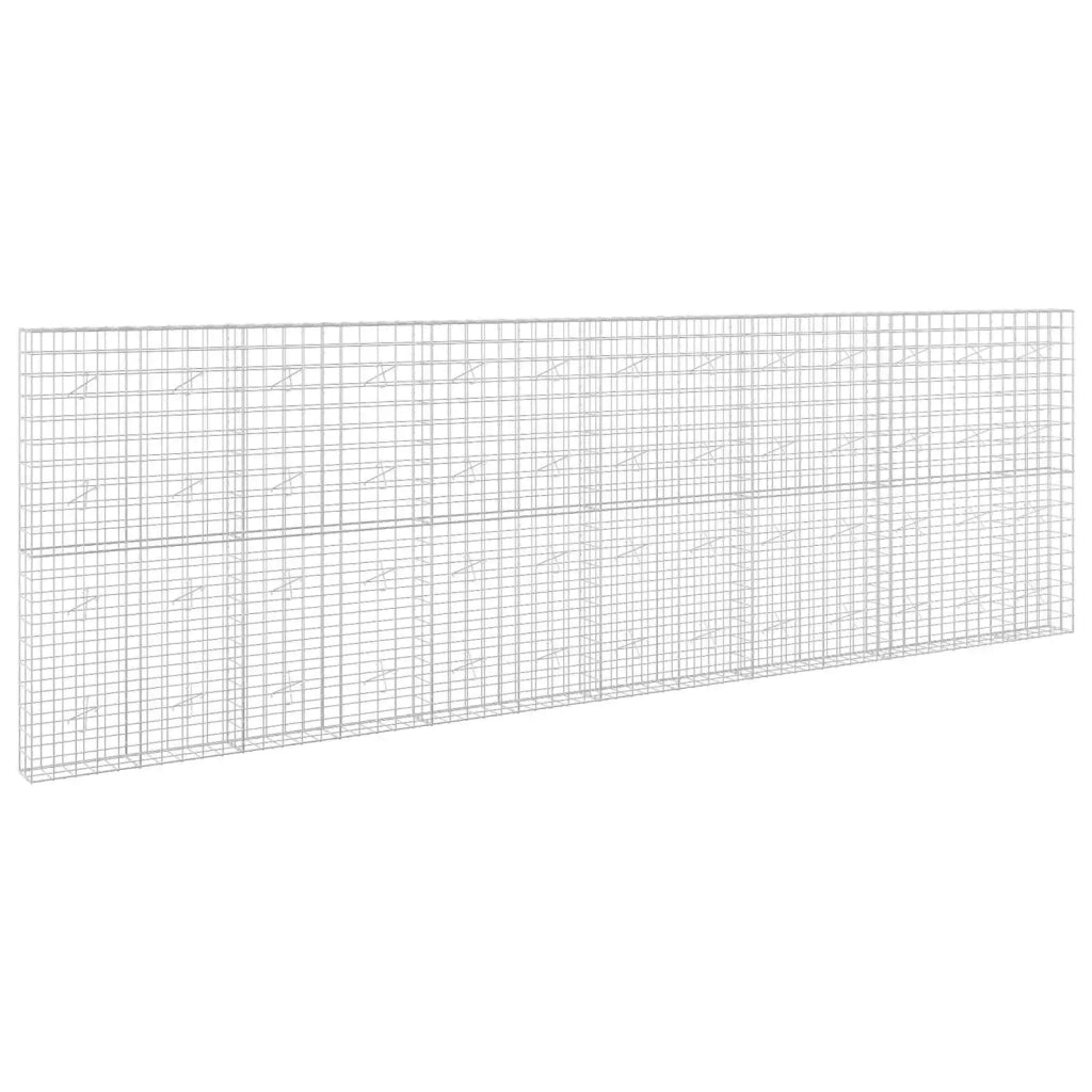 Gabione con Filo da 3,5 mm e Rete da 10x10 cm 650x20x200 cm 3463159