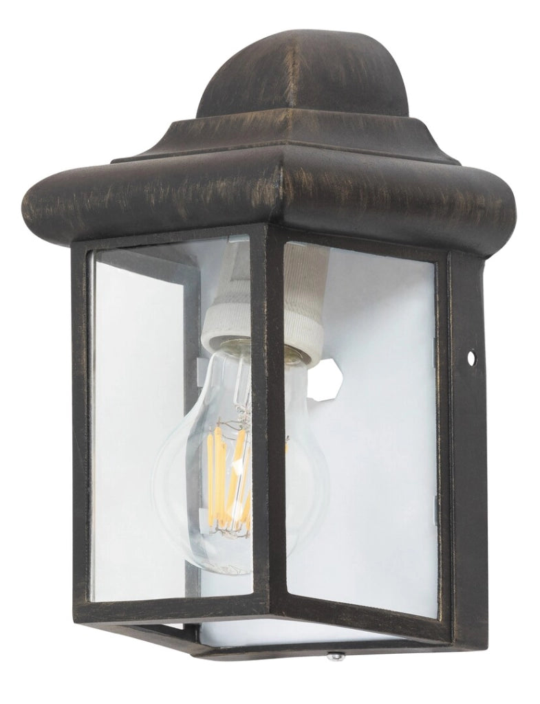 Applique esterna vintage Norvich oro E27 IP43 Rabalux