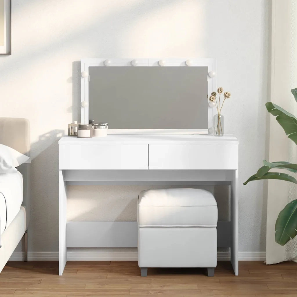 Toeletta con LED Bianco 100x40x120 cm 848206