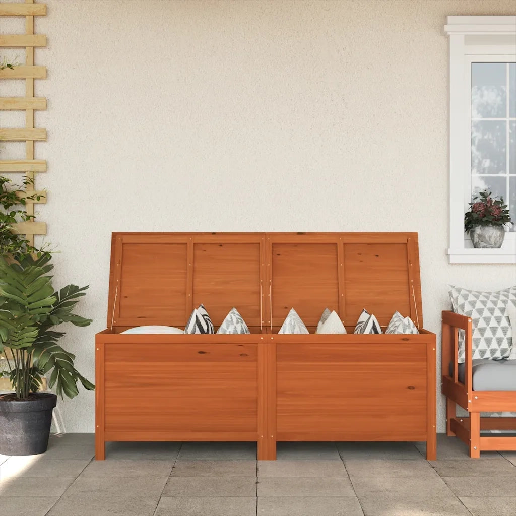 Contenitore Giardino Marrone 150x50x56,5cm Legno Massello Abete CFW2367320