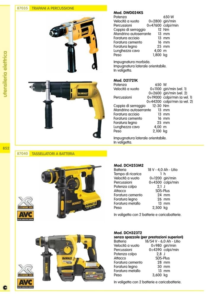 1pz dewalt spazzole x dw130 art. 450374-07 cod:ferx.4867