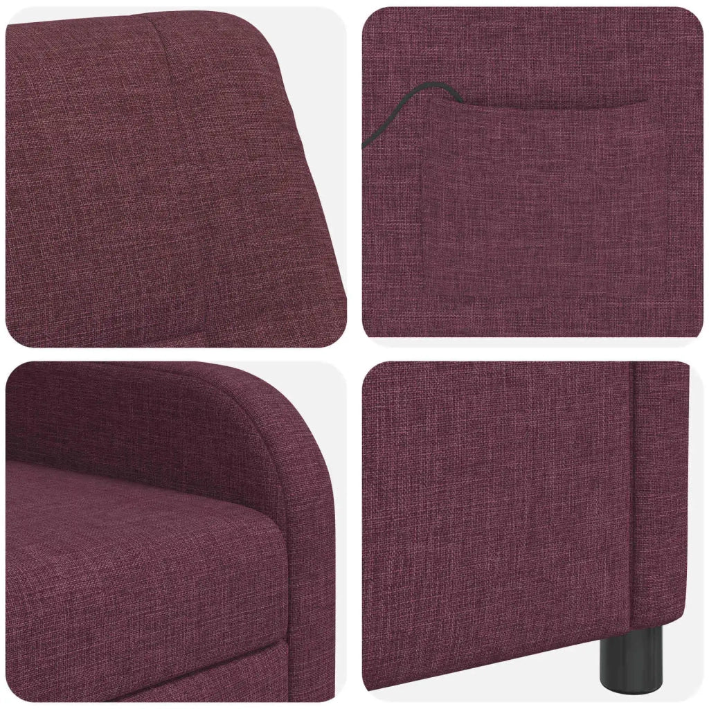 Poltrona Massaggiante Viola Tessuto 42035044