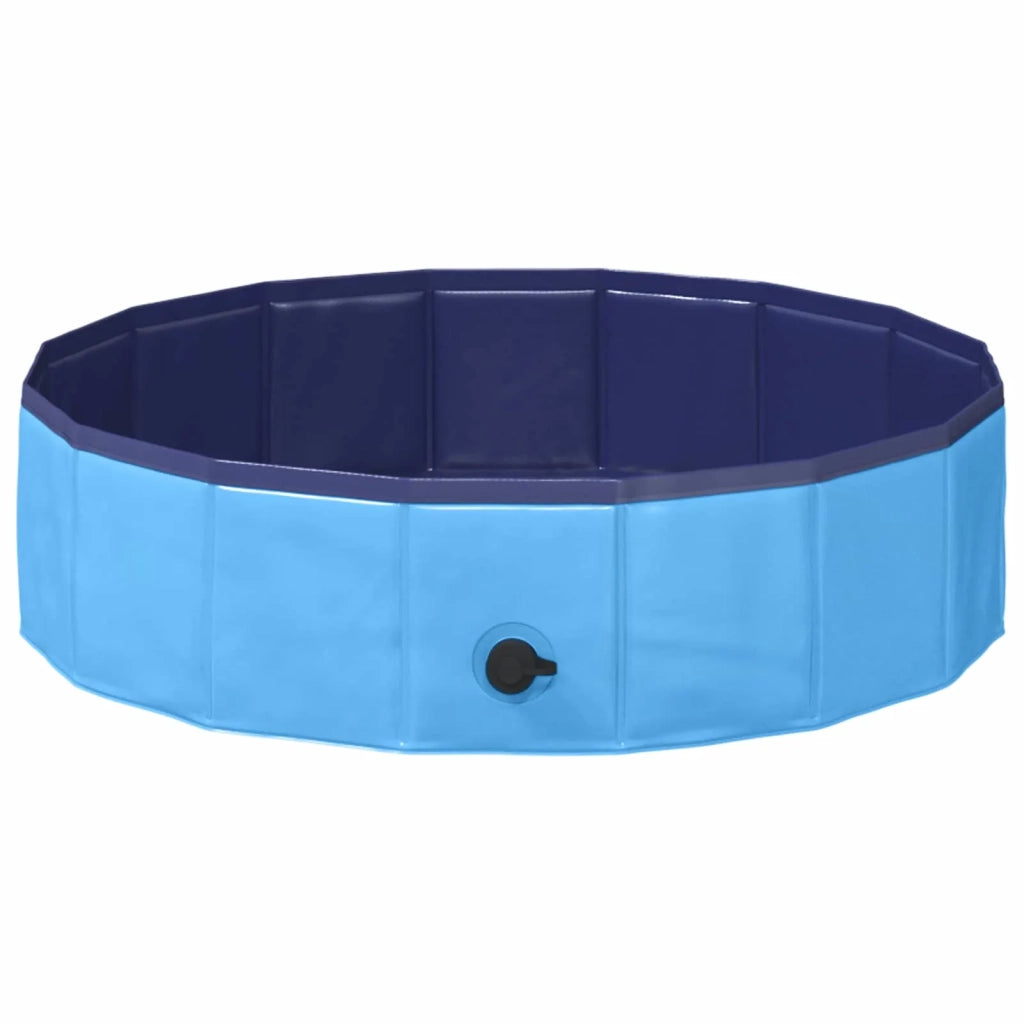 Piscina Pieghevole per Cani Blu 80 x 80 x 20 cm PVC 3416320