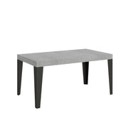 Tavolo Allungabile 160-244x80x77 cm Flame Cemento