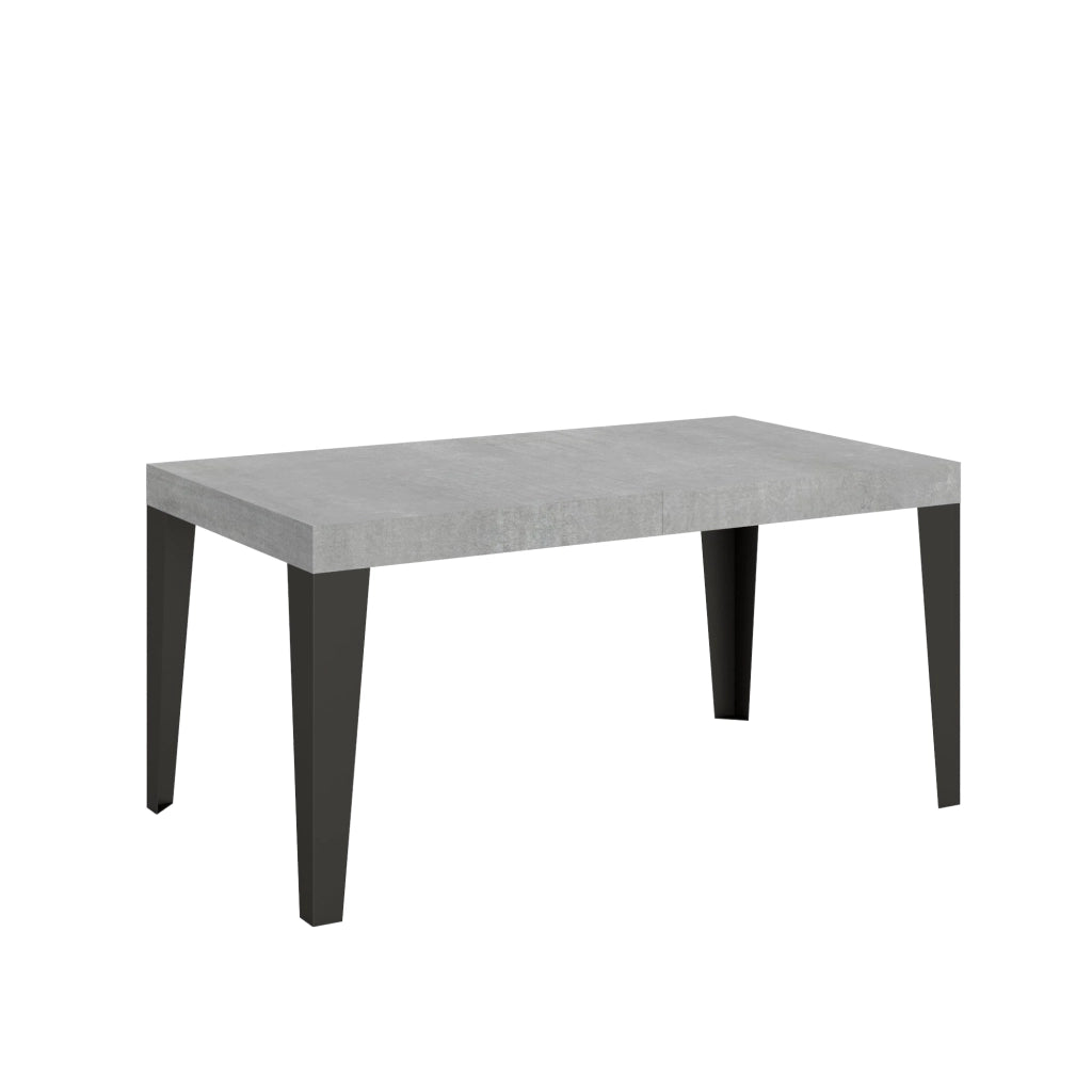 Tavolo Allungabile 160-244x80x77 cm Flame Cemento