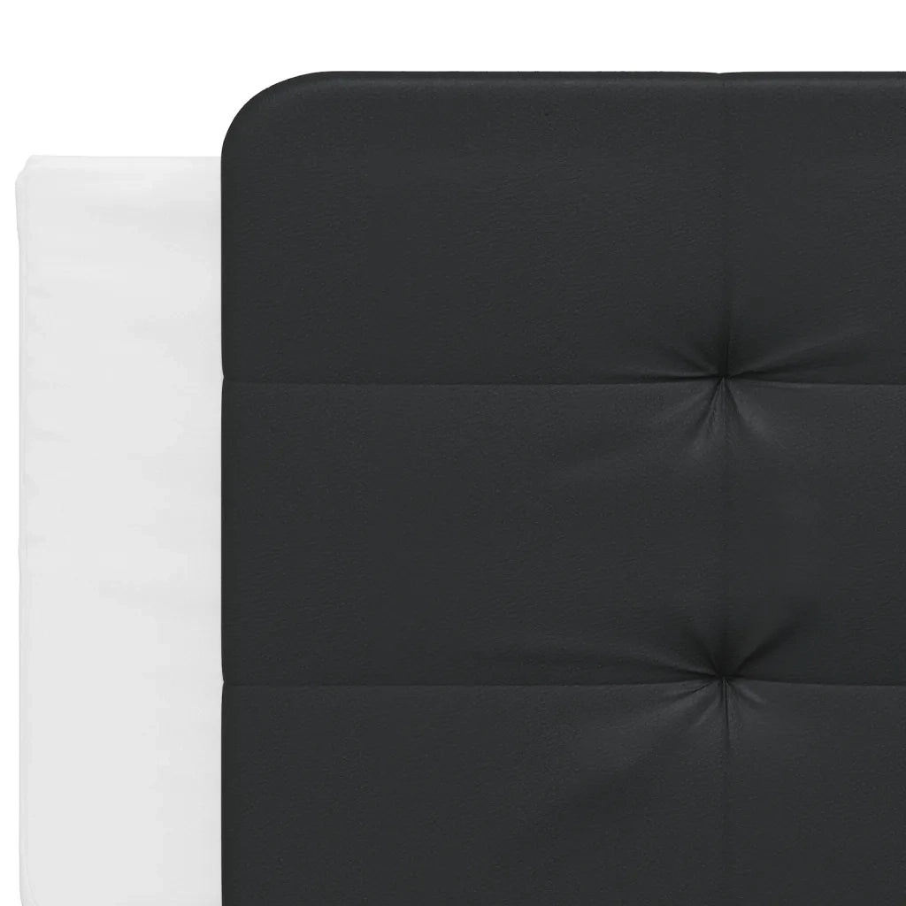 Cuscino Testiera Zadar Nero e Bianco 200 cm in Similpelle 374889