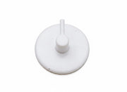 GANCIO PER BRIS BRIS TONDO IN METALLO- - colore bianco - 100 pezzi