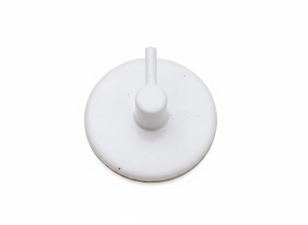 GANCIO PER BRIS BRIS TONDO IN METALLO- - colore bianco - 100 pezzi