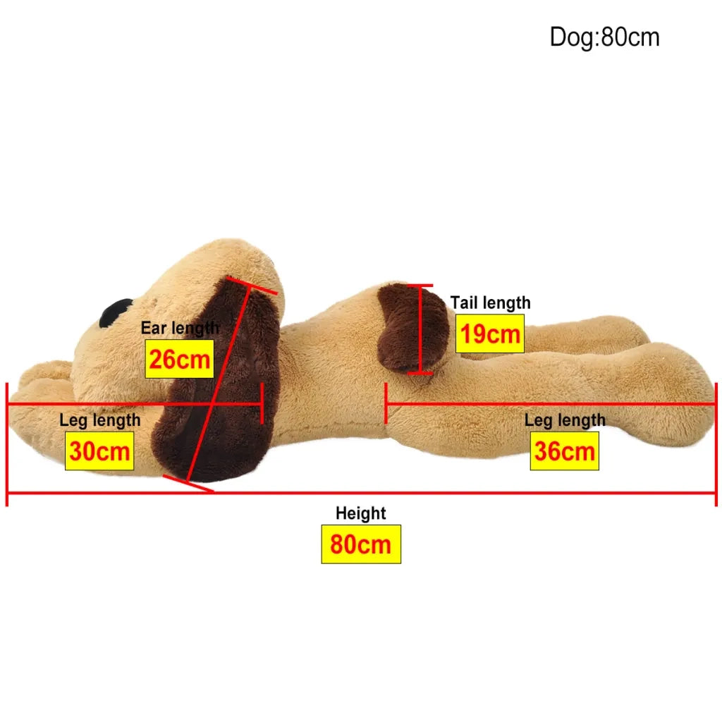 Cane Pelouche Marrone 80 cm 80142