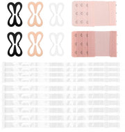 Set di reggiseni trasparenti antiscivolo - Accessori reggiseni per donne - Reggiseni estensibili elasticizzati - 18 pezzi - Materiale TPU/PP