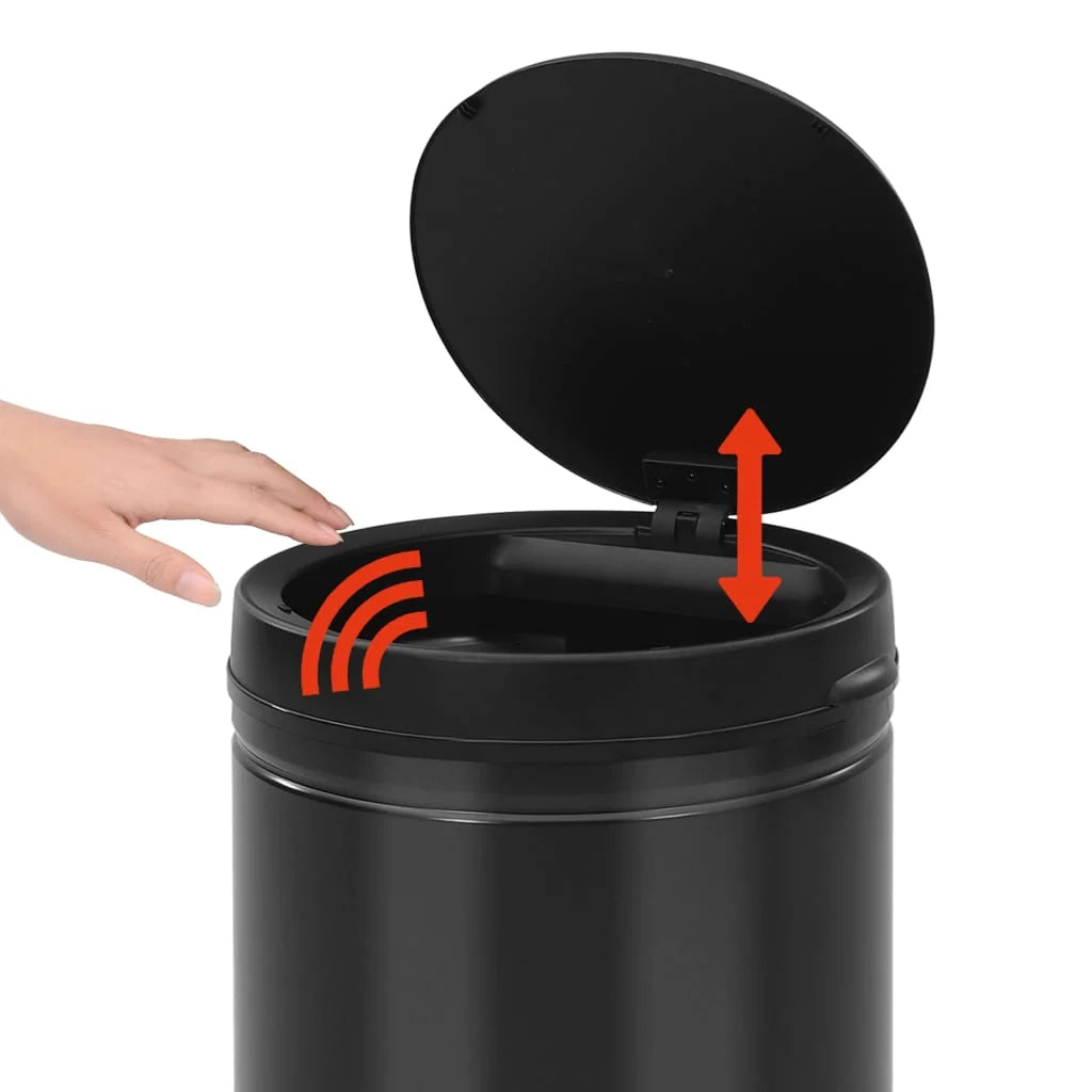 Contenitore automatico con sensore da 70 litri acciaio al carbonio nero 02_0043843