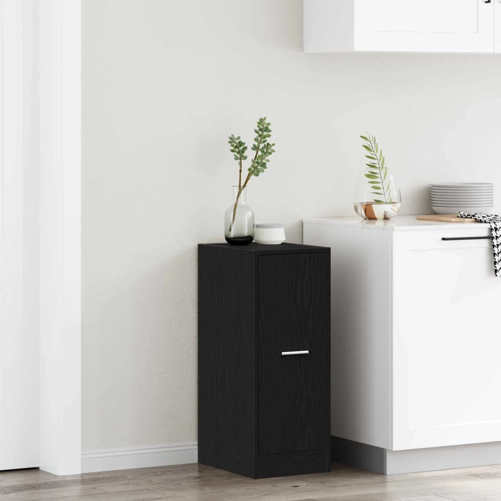 Armadio da Apoteca Rovere nero 30 x 41 x 77.5 cm 868992