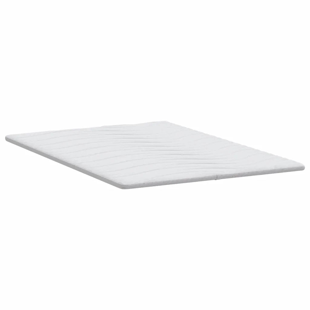 Topper per materasso Bianco 140 x 190 cm Tessuto a maglia 4106407