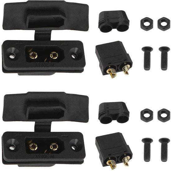 Montaggio Plug XT90E con Capo in Gomma