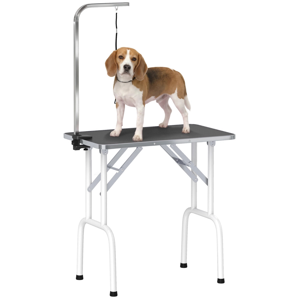 Tavolo da toelettatura per cani ¨C Minimal ¨C 81x48,5x80 cm nero