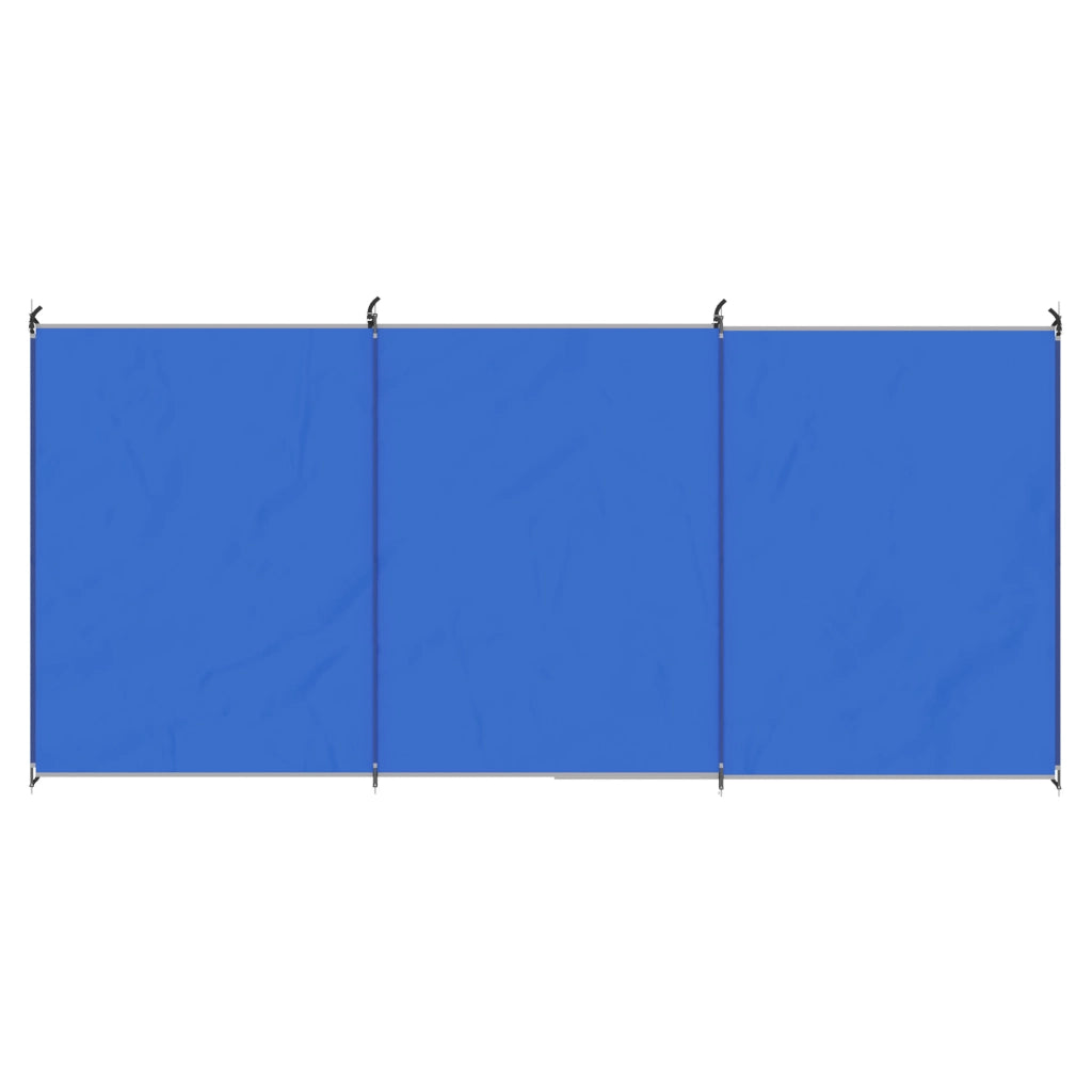 Paravento Pieghevole da Giardino e Balcone ¨C Minimal ¨C 450x150 cm Blu