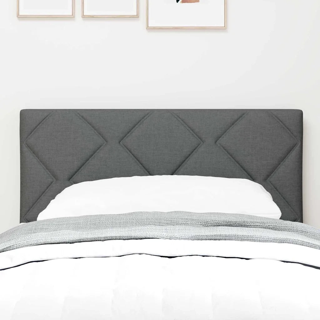 Testiera | Testata Grigio scuro 80 cm Tessuto