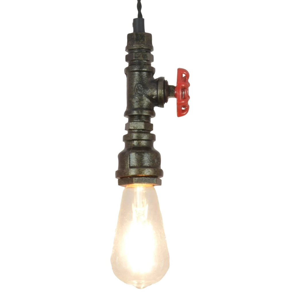 LÚZETE - LAMPADA A SOSPENSIONE 1 LUCE RUGGINE ANTICO E27
