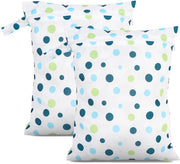 Set di 2 sacchi di asciugatura 40 x 30 cm, sacchi di asciugatura impermeabili blu, borse per bagagli con chiusura a righello, sacchi di asciugatura per la piscina, per i costumi da bagno, per gli asciugamani da spiaggia, per le mutandine per bambini