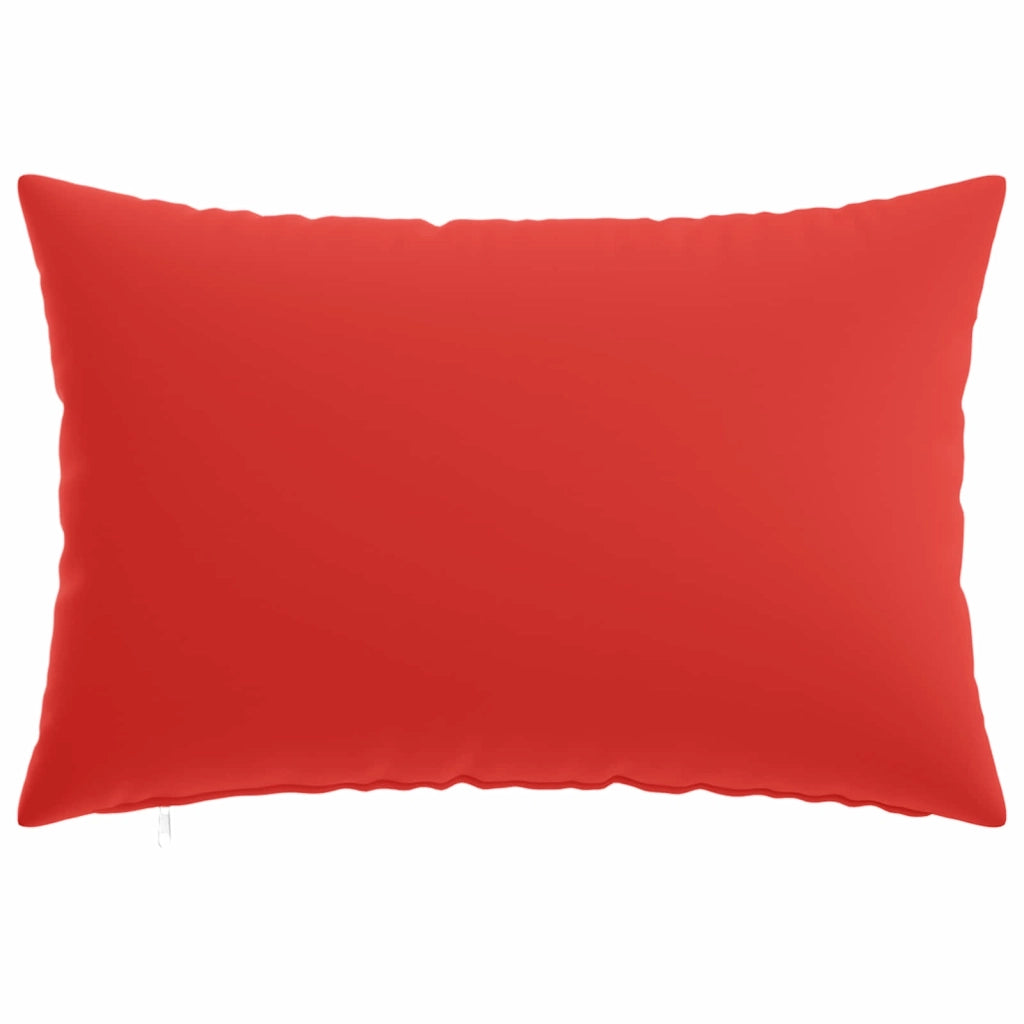 Federa 6 pcs HEERLEN Rosso 30 x 50 cm Poliestere 907846