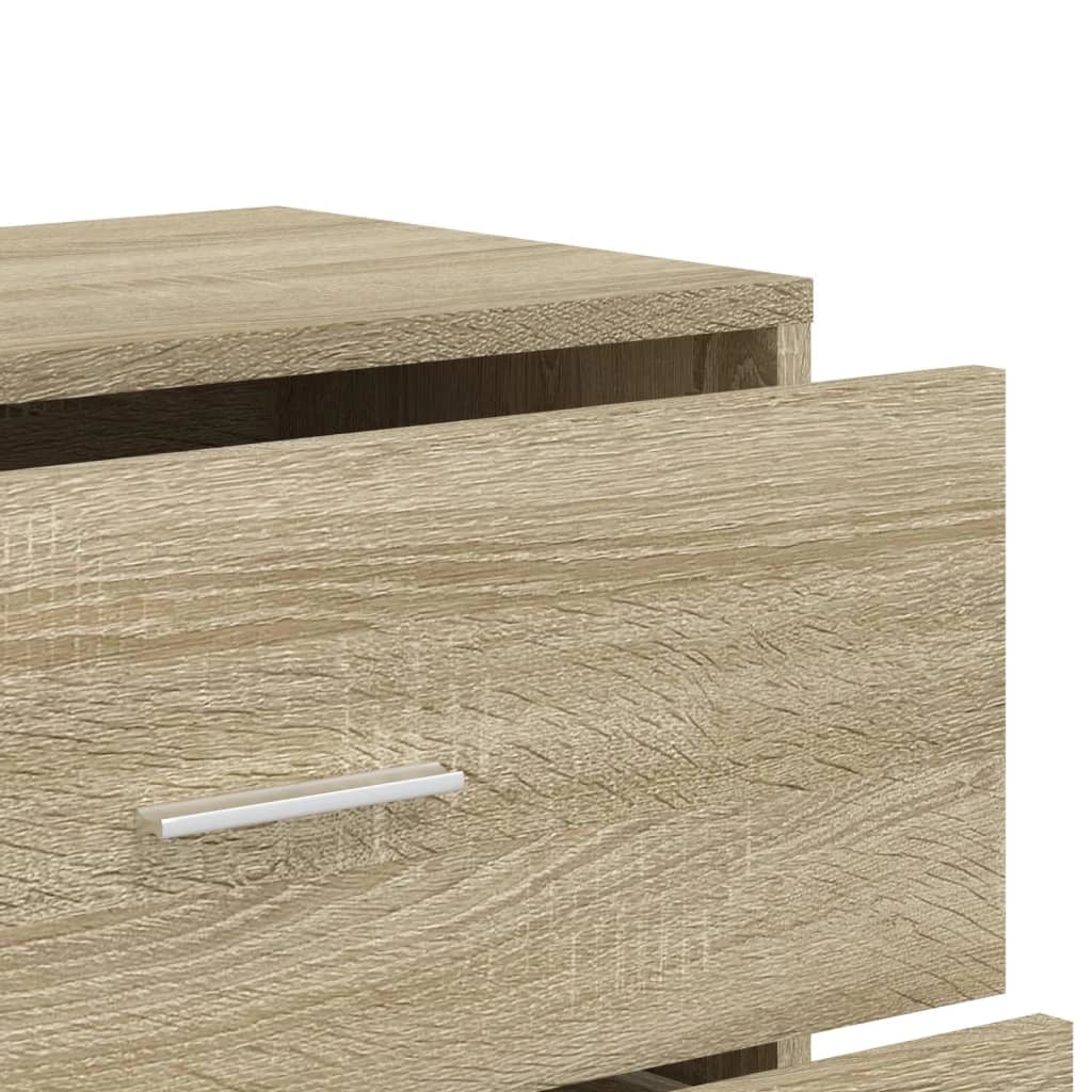 Buffet credenza cassettiera armadio mobile contenitore organizer per cucina soggiorno salotti set da 2 Sonoma 60 x 31 x 84 cm legno ingegnerizzato marrone 02_0036818
