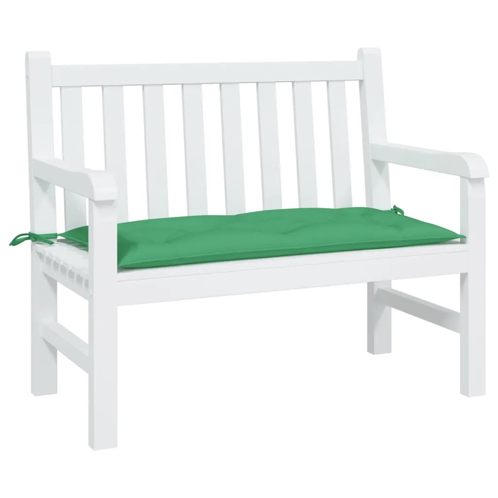 Cuscino per Panca-Cuscini per panchina Verde 110x50x7 cm in Tessuto Oxford